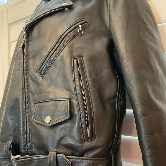 Men’s vintage leather jacket - Picture 3 of 10